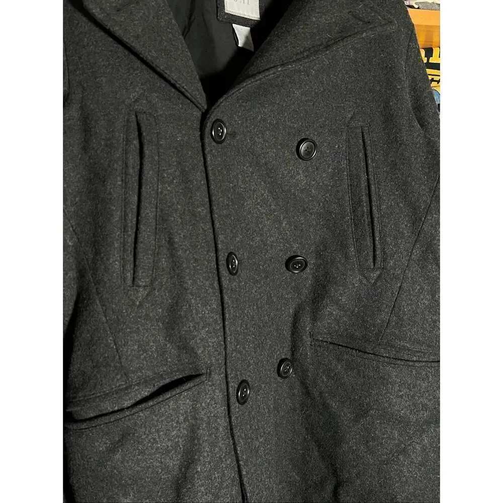 Vintage Gap Men’s Wool Pea Coat Overcoat